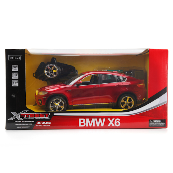 Машина на радиоуправлении, с аккумулятором Bmw X6, 1:16, со светом 